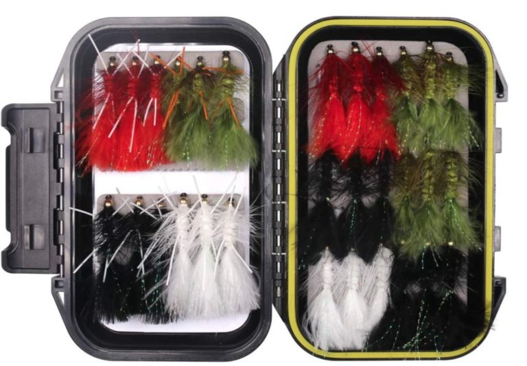 wifreo 30PCS Wooly Bugger Fly Trout Fishing Streamer Assortment