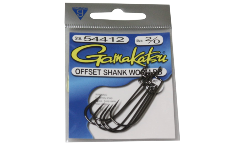 Gamakatsu Offset Shank Round Bend Worm Hook