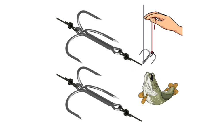 No Touch Easy Catch & Release Rig Fishing Treble Hooks
